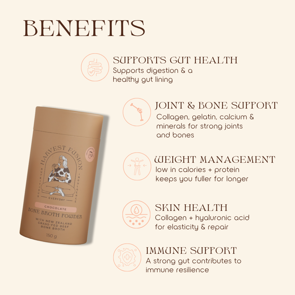 Chocolate Bone Broth Powder | Harvest Fusion Harvest Fusion Chocolate Bone Broth Powder | Harvest Fusion Harvest Fusion